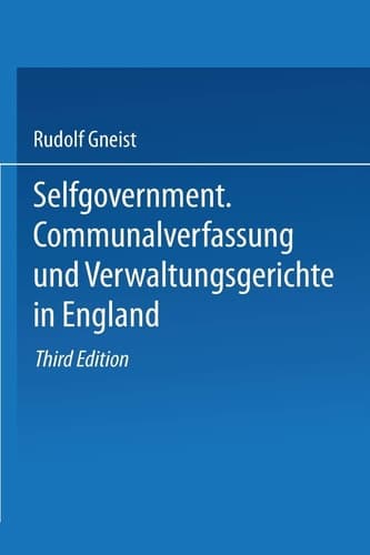 Communalverfassung und Verwaltungsgerichte in England