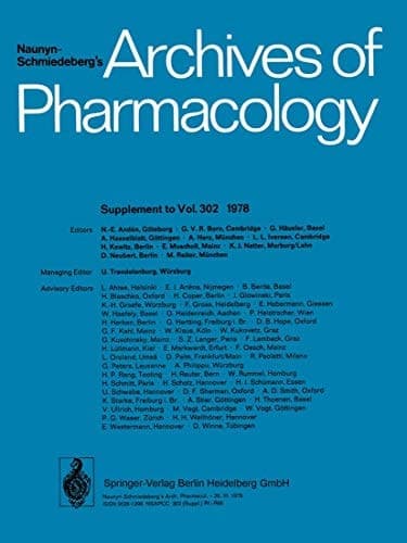 Deutsche Pharmakologische Gesellschaft Abstracts of the 19. Spring Meeting March 14–17, 1978, Mainz