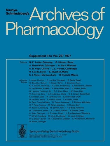 Deutsche Pharmakologische Gesellschaft Abstracts of the 18. Spring Meeting