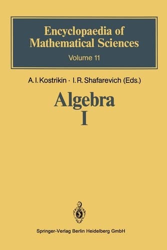 Algebra I Basic Notions of Algebra