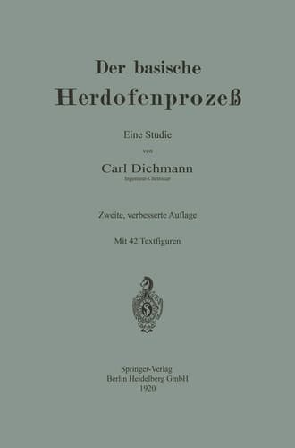 Der basische Herdofenprozeß Eine Studie