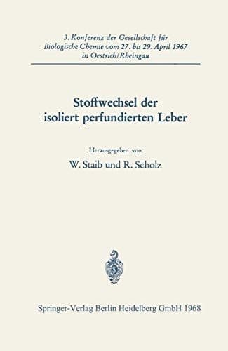 Stoffwechsel der isoliert perfundierten Leber