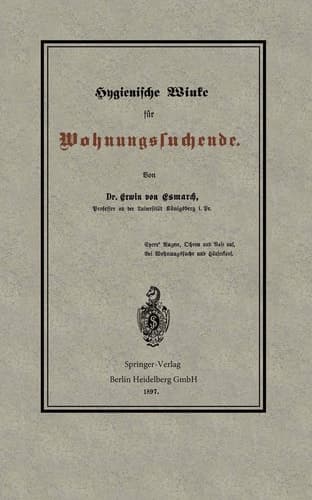 Hygienische Winke Für Wohnungssuchende (German Edition)