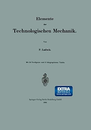 Elemente der Technologischen Mechanik (German Edition)