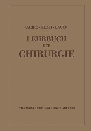 Lehrbuch der Chirurgie