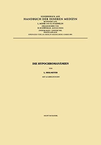 Die Hypochromanämien