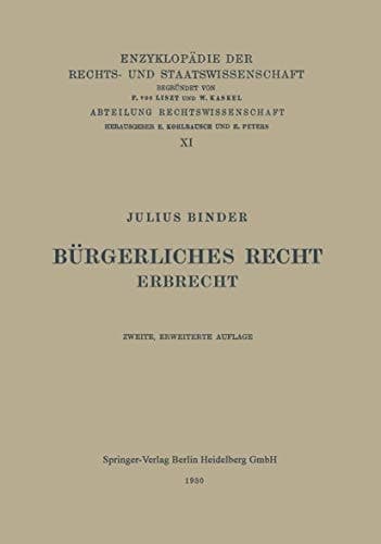Bürgerliches Recht Erbrecht