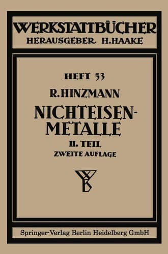 Nichteisenmetalle Zweiter Teil Leichtmetalle
