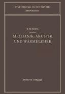 Mechanik ʺ Akustik und Wr̃melehre