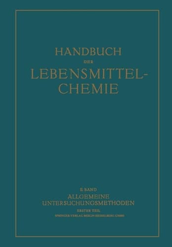 Allgemeine Untersuchungsmethoden Erster Teil Physikalische Methoden