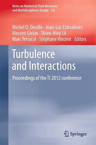 Turbulence and Interactions Proceedings of the TI 2012 conference