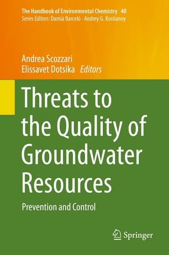 Threats to the Quality of Groundwater Resources Prevention and Control