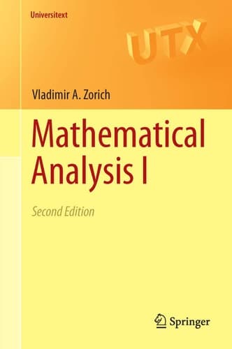 Mathematical Analysis I