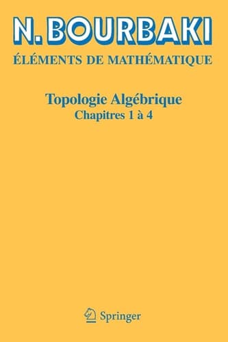 Topologie algébrique Chapitres 1 à 4