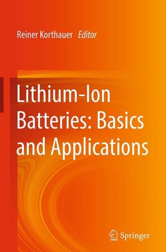Lithium-Ion Batteries: Basics and Applications