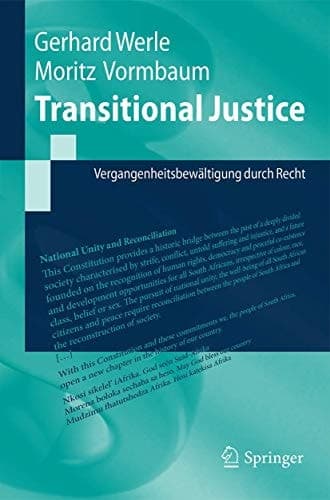 Transitional Justice Vergangenheitsbewältigung durch Recht