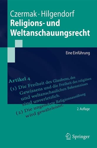 Religions- und Weltanschauungsrecht Eine Einführung