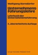 Unternehmensführungslehre Lehrbuch der Unternehmensführung