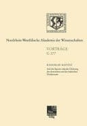 Auf den Spuren sakraler Dichtung des slawischen und des baltischen Heidentums 440. Sitzung am 18. Juli 2001 in Düsseldorf