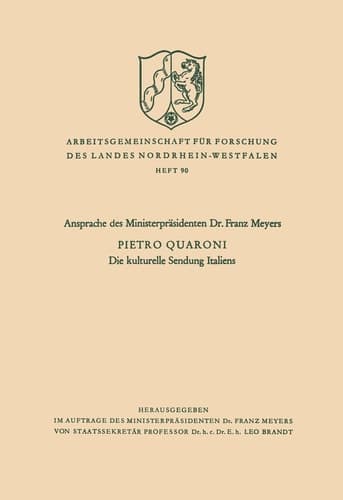 Die kulturelle Sendung Italiens