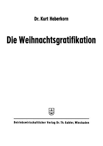 Die Weihnachtsgratifikation