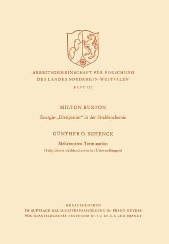 Energie-„Dissipation“ in der Strahlenchemie. Mehrzentren-Termination Teilprozesse strahlenchemischer Umwandlungen
