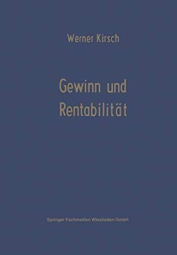 Gewinn und Rentabilität