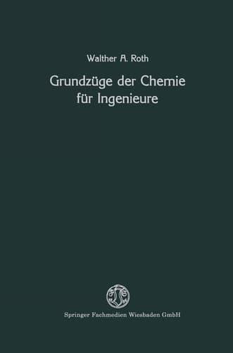 Grundzüge der Chemie für Ingenieure