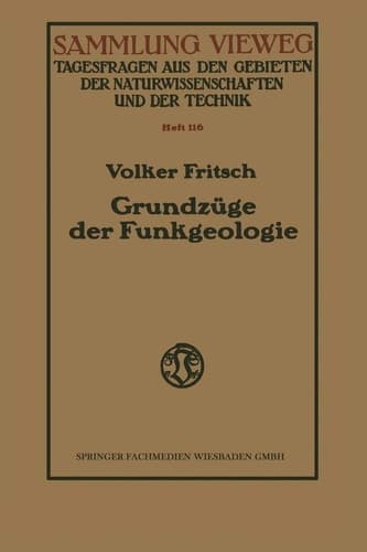 Grundzüge der Funkgeologie
