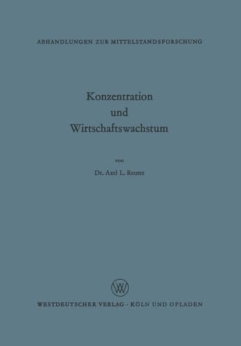 Konzentration und Wirtschaftswachstum