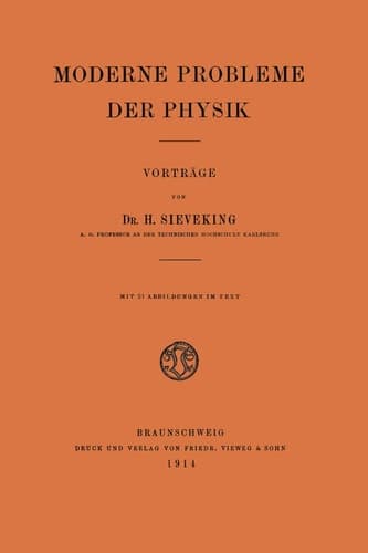 Moderne Probleme der Physik: Vorträge (German Edition)
