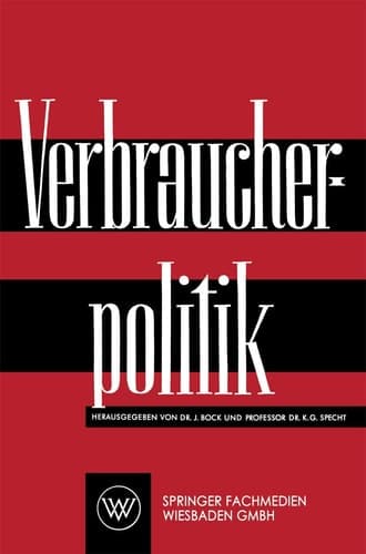 Verbraucherpolitik (German Edition)