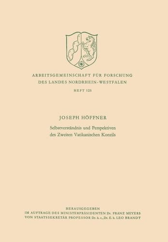 Selbstverständnis und Perspektiven des Zweiten Vatikanischen Konzils