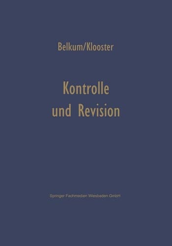 Kontrolle und Revision bei automatischer Datenverarbeitung