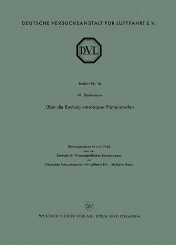 Über die Beulung anisotroper Plattenstreifen
