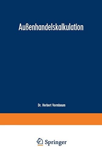 Außenhandelskalkulation