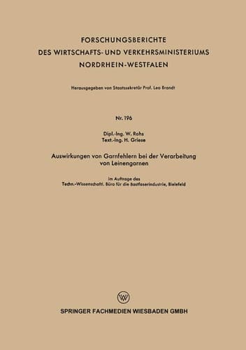 Auswirkungen von Garnfehlern bei der Verarbeitung von Leinengarnen
