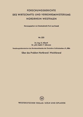 Über das Problem Hartbrand - Weichbrand