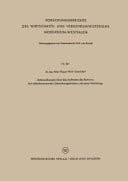 Untersuchungen über das Auftreten des Ratterns bei selbsthemmenden Schneckengetrieben und seine Verhütung