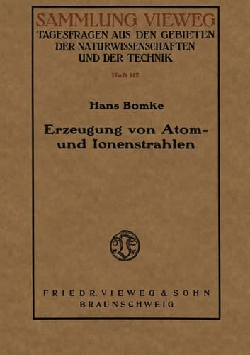 Erzeugung von Atom- und Ionenstrahlen
