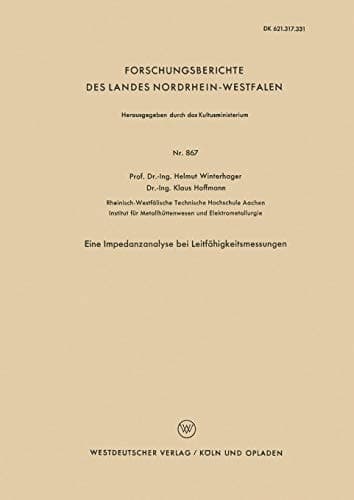 Eine Impedanzanalyse bei Leitfähigkeitsmessungen