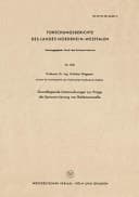 Grundlegende Untersuchungen zur Frage der Spinnavivierung von Rohbaumwolle
