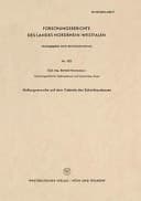 Haftzugversuche auf dem Gebiete des Schachtausbaues