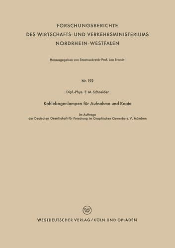 Kohlebogenlampen für Aufnahme und Kopie
