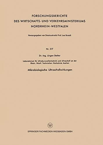 Mikrobiologische Ultraschallwirkungen