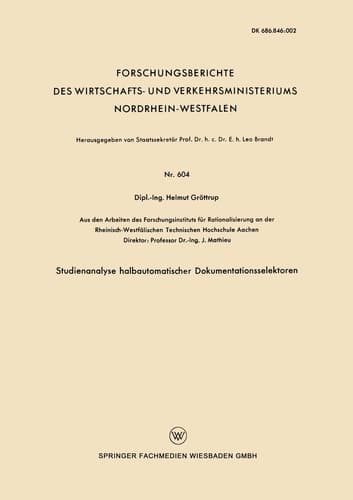 Studienanalyse halbautomatischer Dokumentationsselektoren