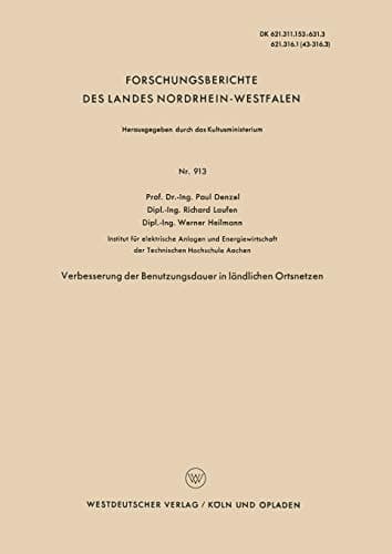 Verbesserung der Benutzungsdauer in ländlichen Ortsnetzen