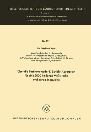 Über die Bestimmung der D-Schicht-Absorption für eine 2000 km lange Meßstrecke und deren Endpunkte