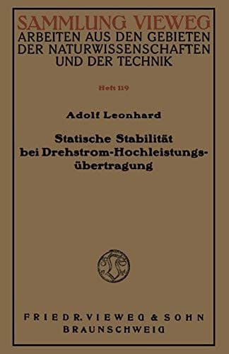 Statische Stabilität bei Drehstrom-Hochleistungsübertragung
