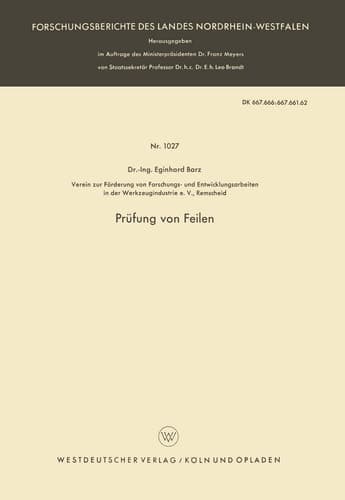 Prüfung von Feilen